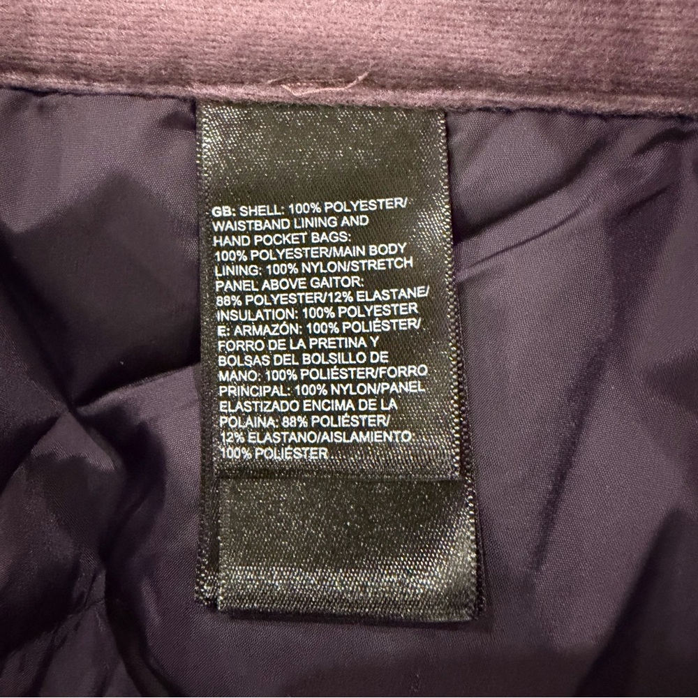 The North Face Women's Pikes Purple Insulated Ski/Snow Pants - Picture 11 of 14